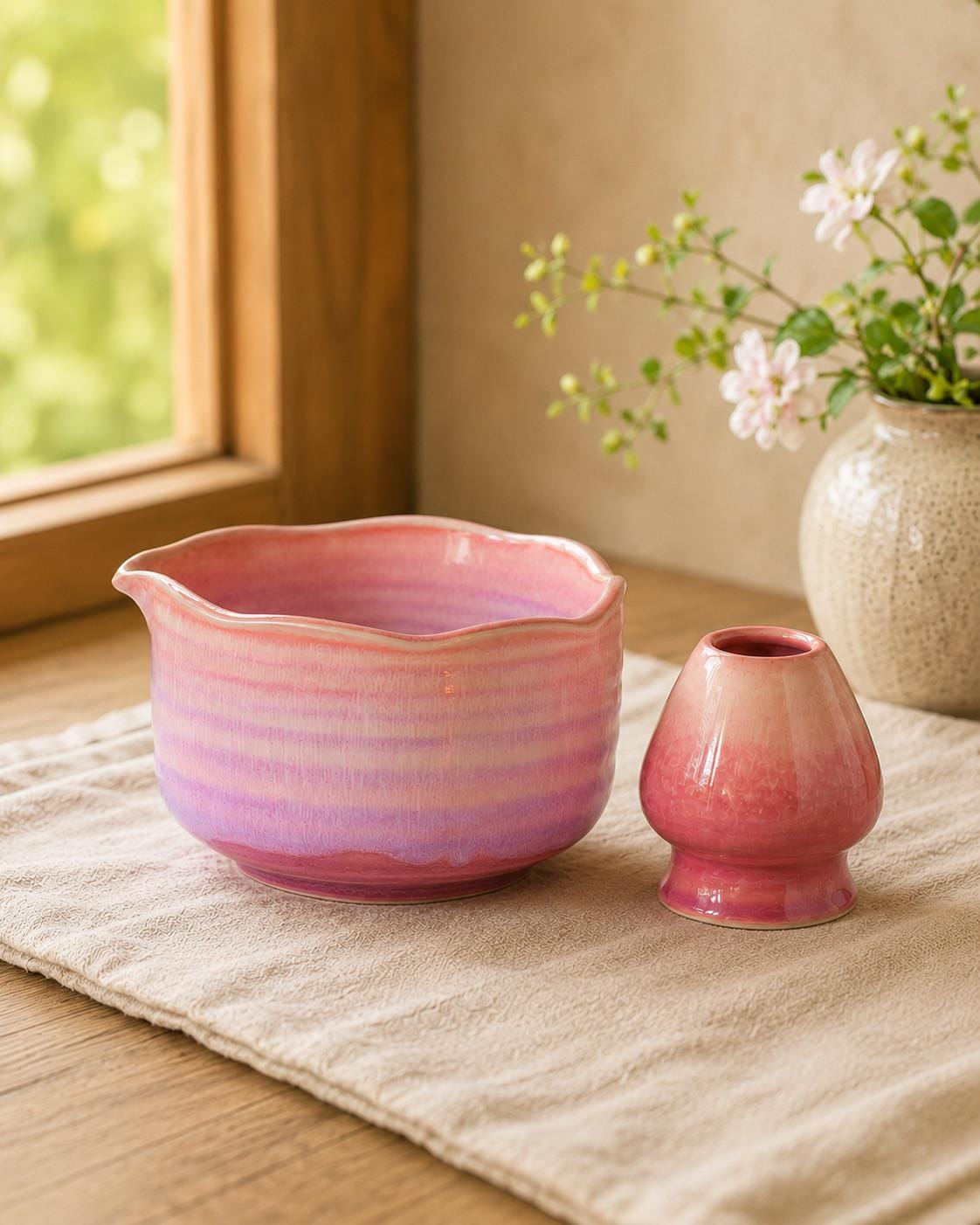 Lavender Fog Matcha Bowl Set product photo 3