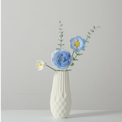 Handmade Ceramic Flower Bouquet Blue Forever Flowers Everlasting Floral Gift Cer product photo 7
