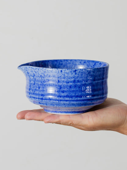 Ocean Blue Speckled Matcha Bowl Set product photo 8