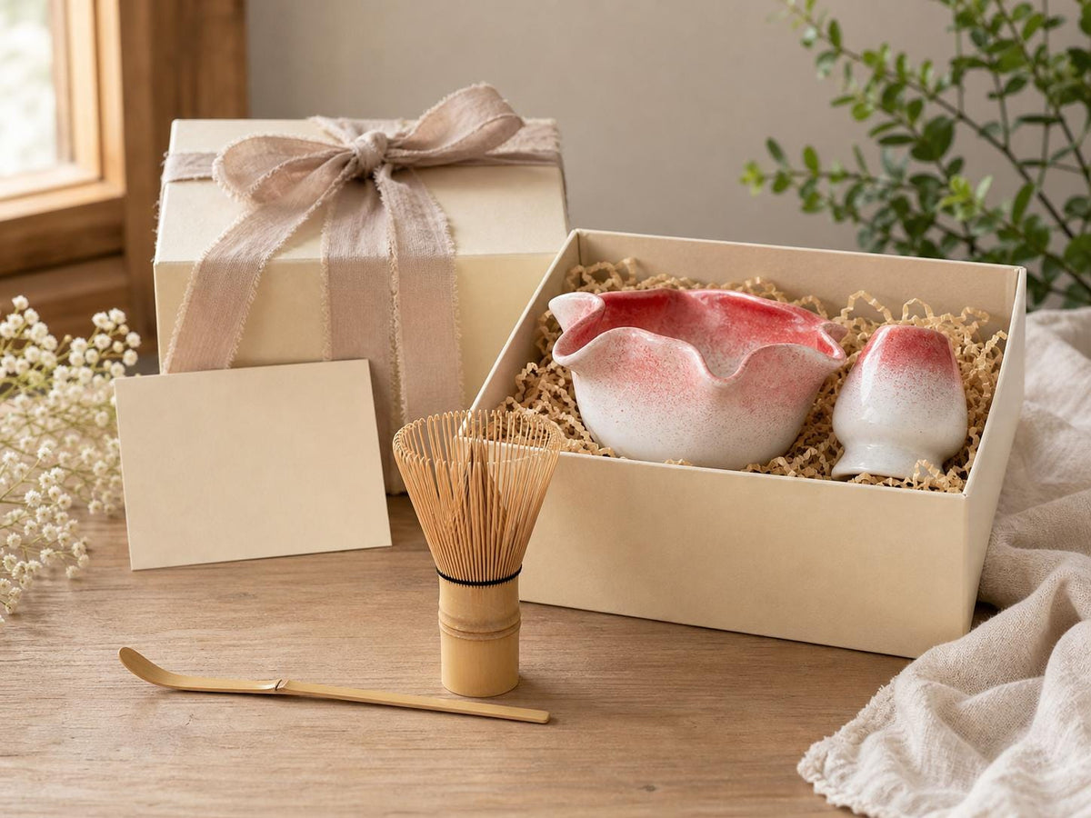 Flower Shaped Matcha Bowl Set product photo 8