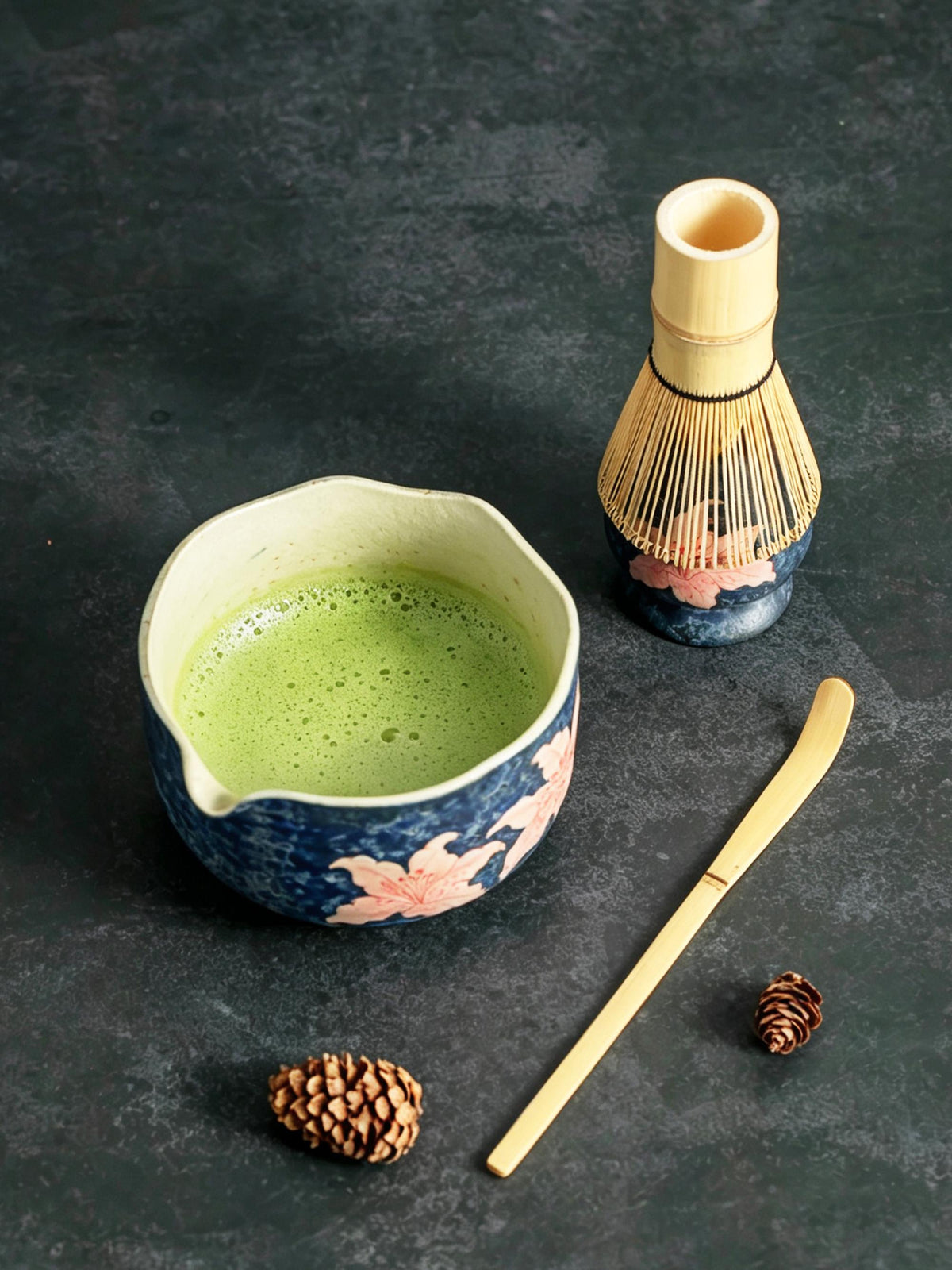 Blue Glaze Matcha Bowl Set product photo 1