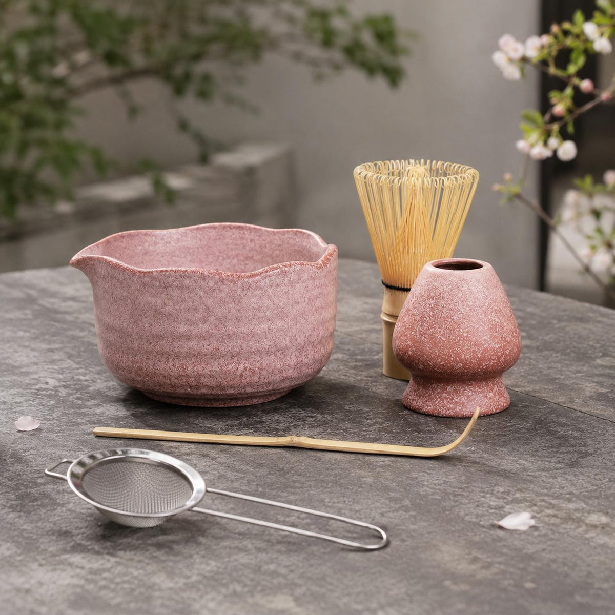 Pink Matcha Bowl Set product photo 2