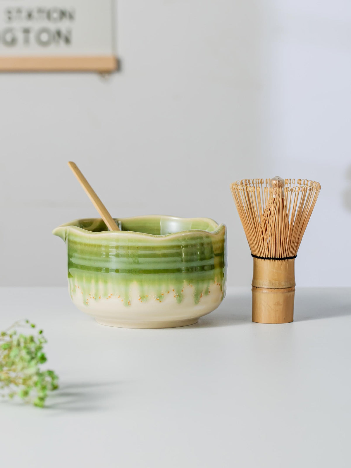 Sage Green Matcha Bowl Set product photo 3
