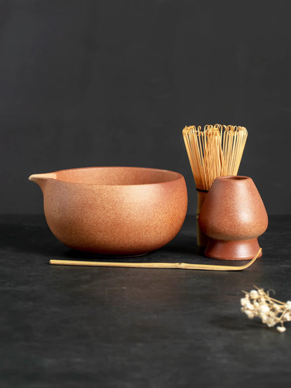 Earth Tone Matcha Bowl Set product photo 4