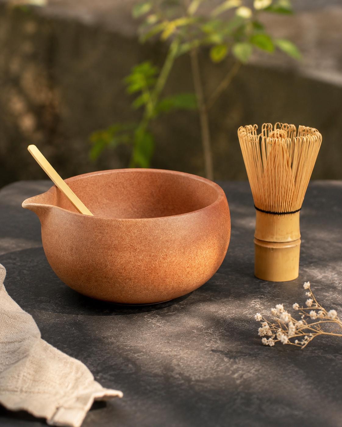 Earth Tone Matcha Bowl Set product photo 3