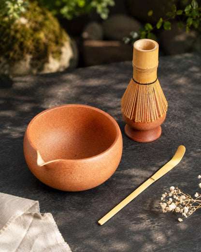 Earth Tone Matcha Bowl Set product photo 5