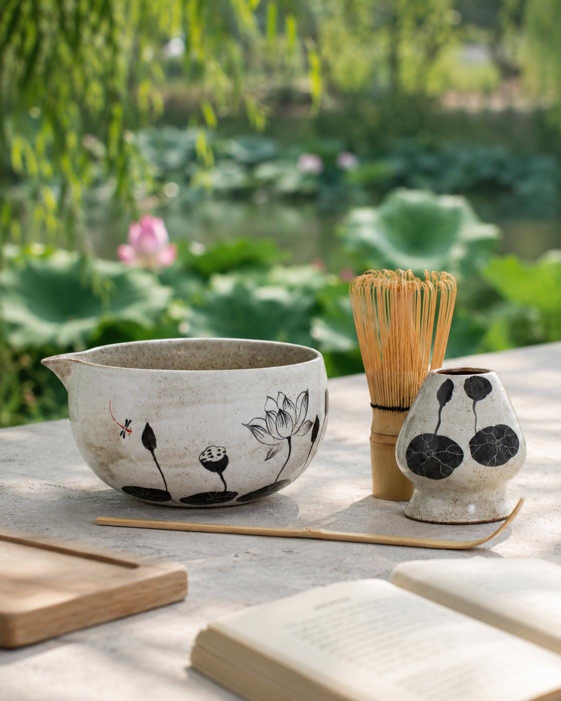 Lotus Matcha Bowl Set product photo 1