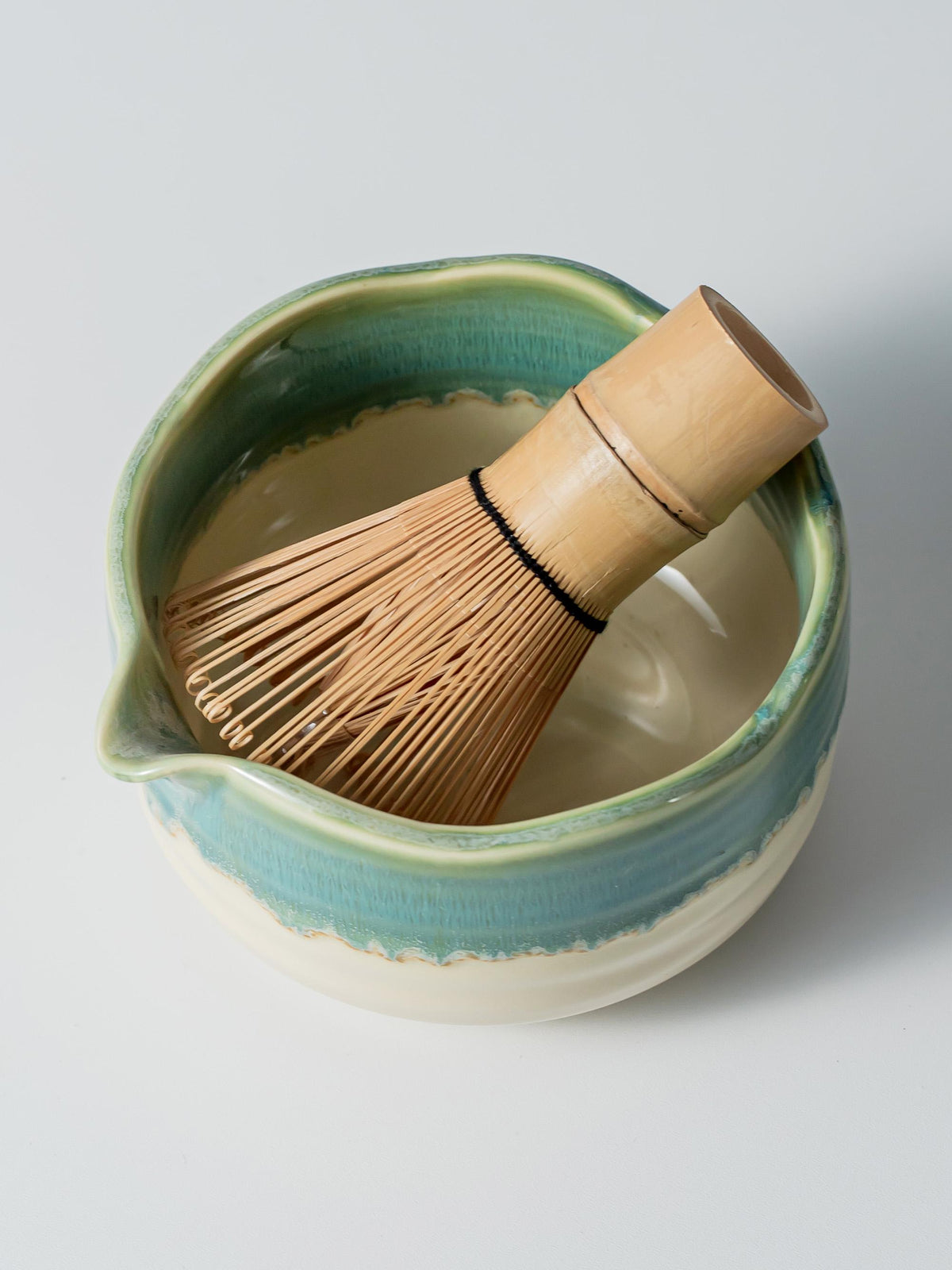 Teal Green Matcha Bowl Set product photo 2