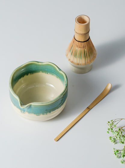 Teal Green Matcha Bowl Set product photo 7