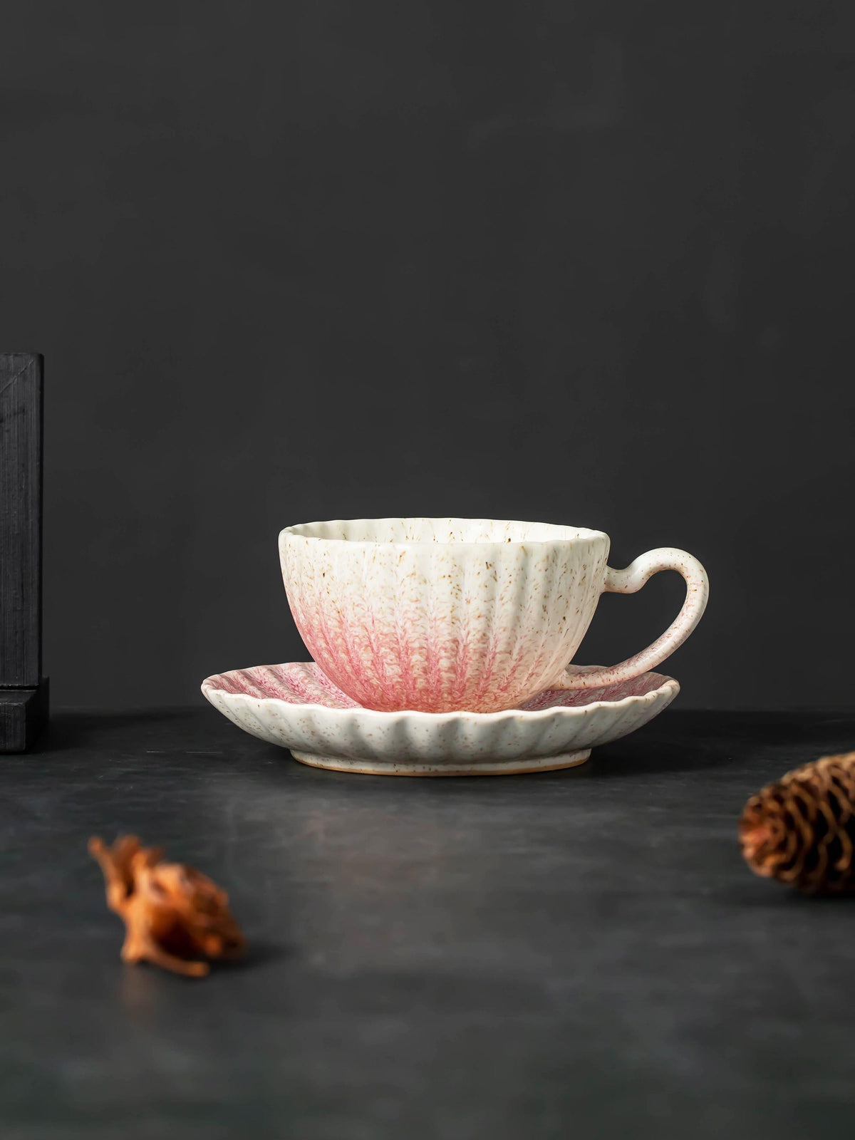 Pink Coffee Cup and Saucer product photo 2