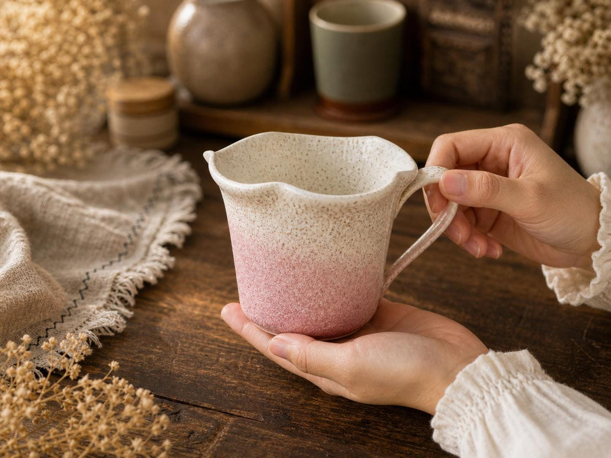 Pink Ceramic Coffee Mug product photo 4