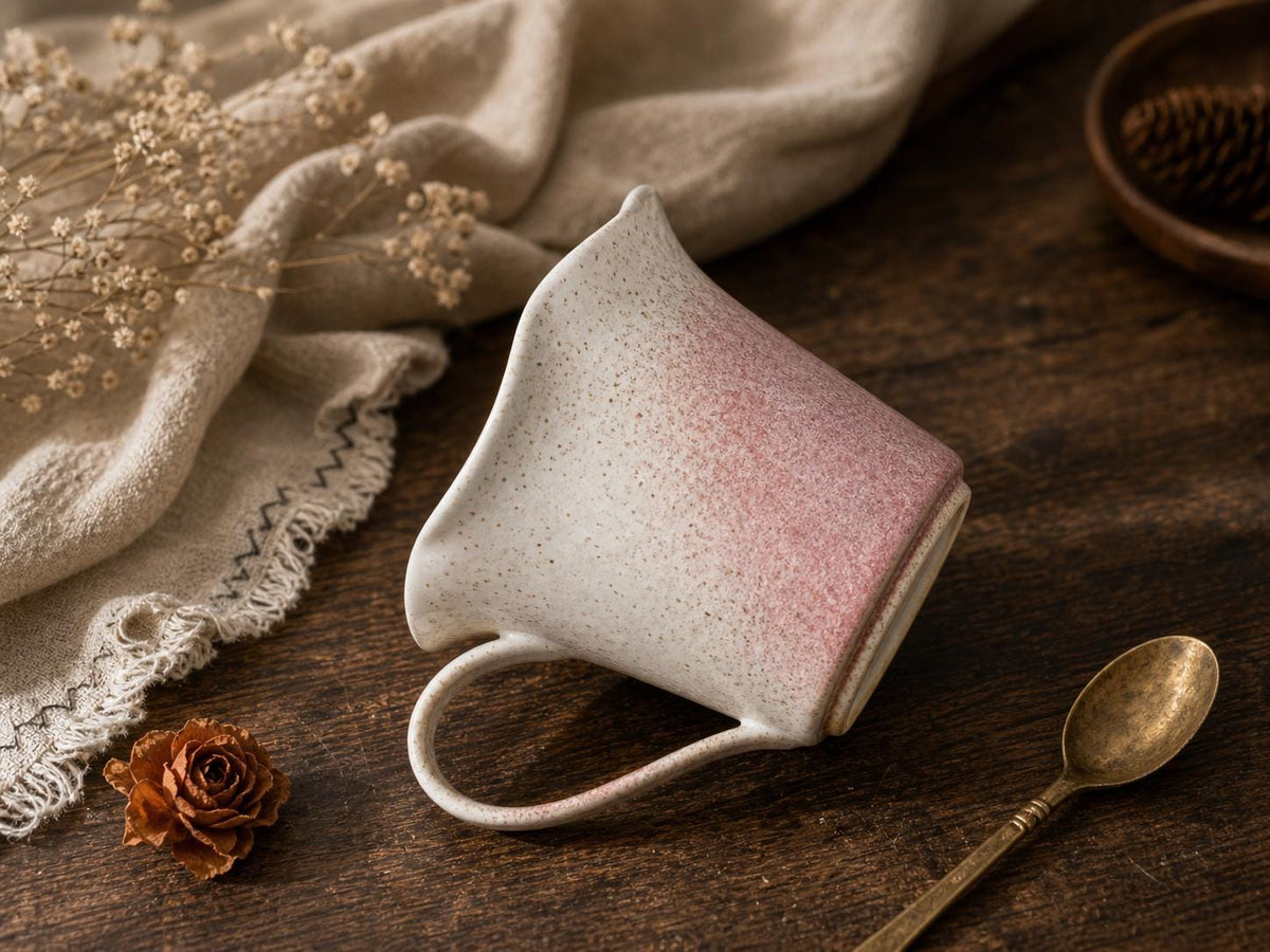 Pink Ceramic Coffee Mug product photo 6