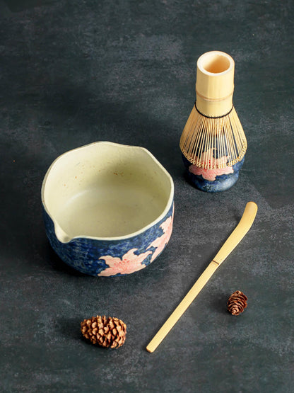 Blue Glaze Matcha Bowl Set product photo 6