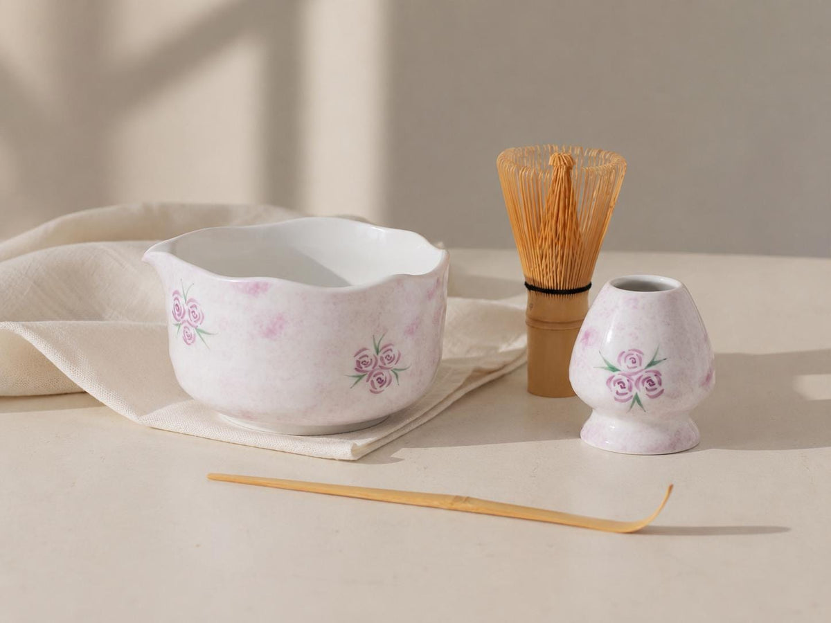 Purple Rose Matcha Bowl Set product photo 3