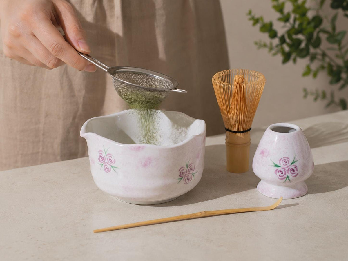 Purple Rose Matcha Bowl Set product photo 7