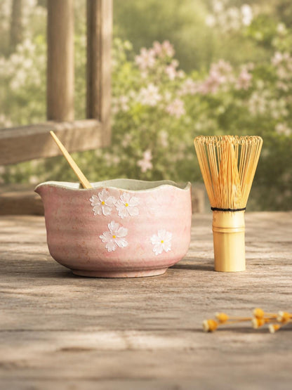Cherry Blossom Matcha Bowl Set product photo 6