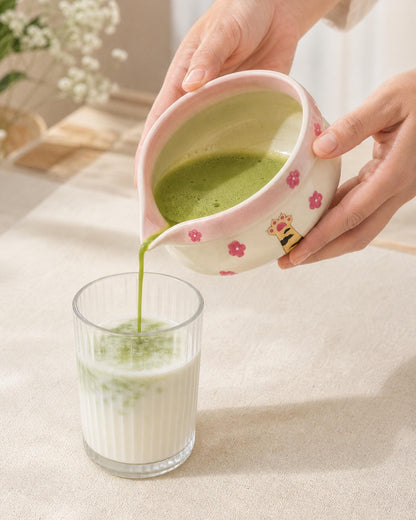 Sakura Paws Matcha Bowl Set product photo 4