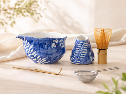 Blue Matcha Bowl Set product photo 2