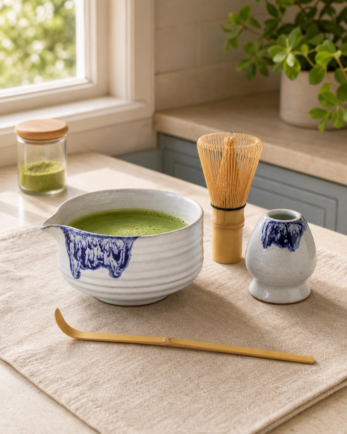 Ocean Blue Matcha Bowl Set product photo 3