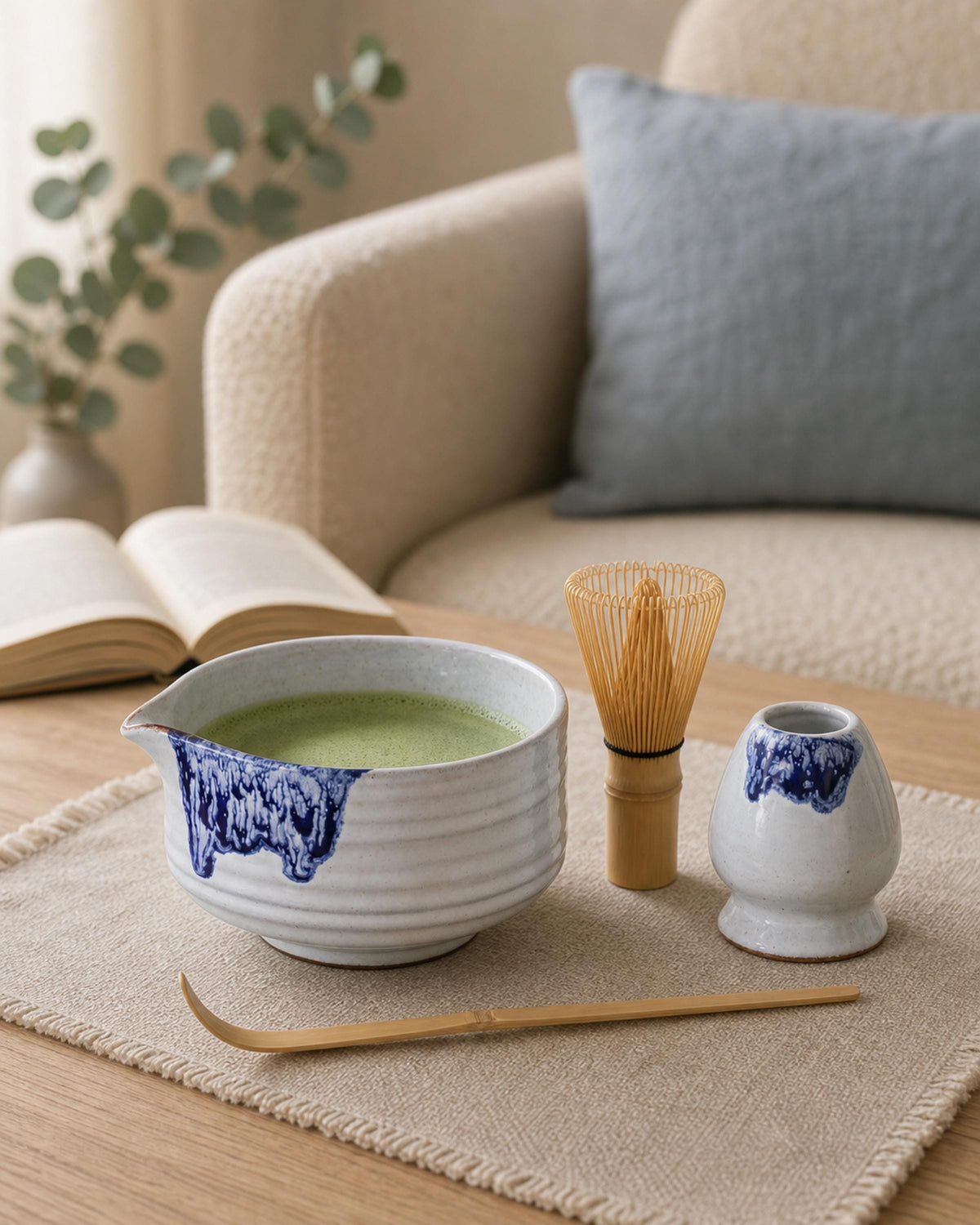 Ocean Blue Matcha Bowl Set product photo 1
