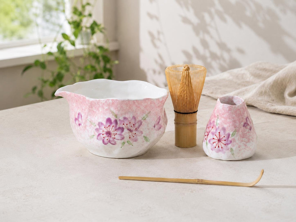 Purple Sakura Matcha Bowl Set product photo 6