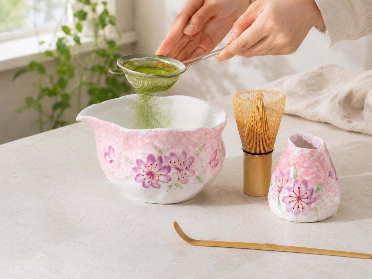 Purple Sakura Matcha Bowl Set product photo 7