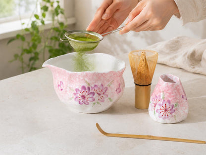 Purple Sakura Matcha Bowl Set product photo 7