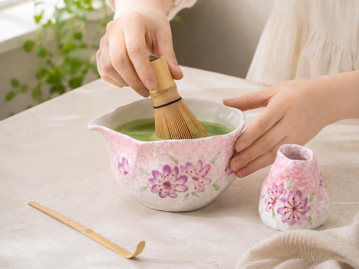 Purple Sakura Matcha Bowl Set product photo 8