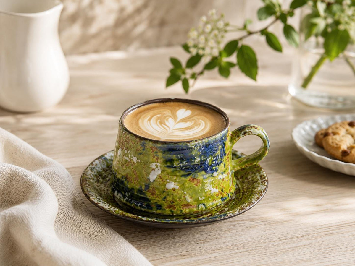 Ceramic Espresso Cup and Saucer product photo 1