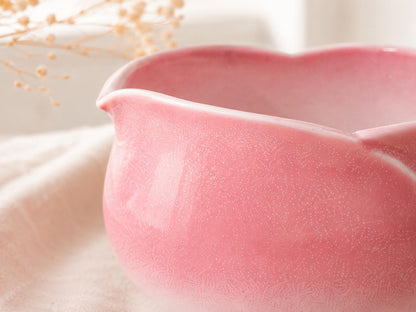 Pink Flower Matcha Bowl Set product photo 2