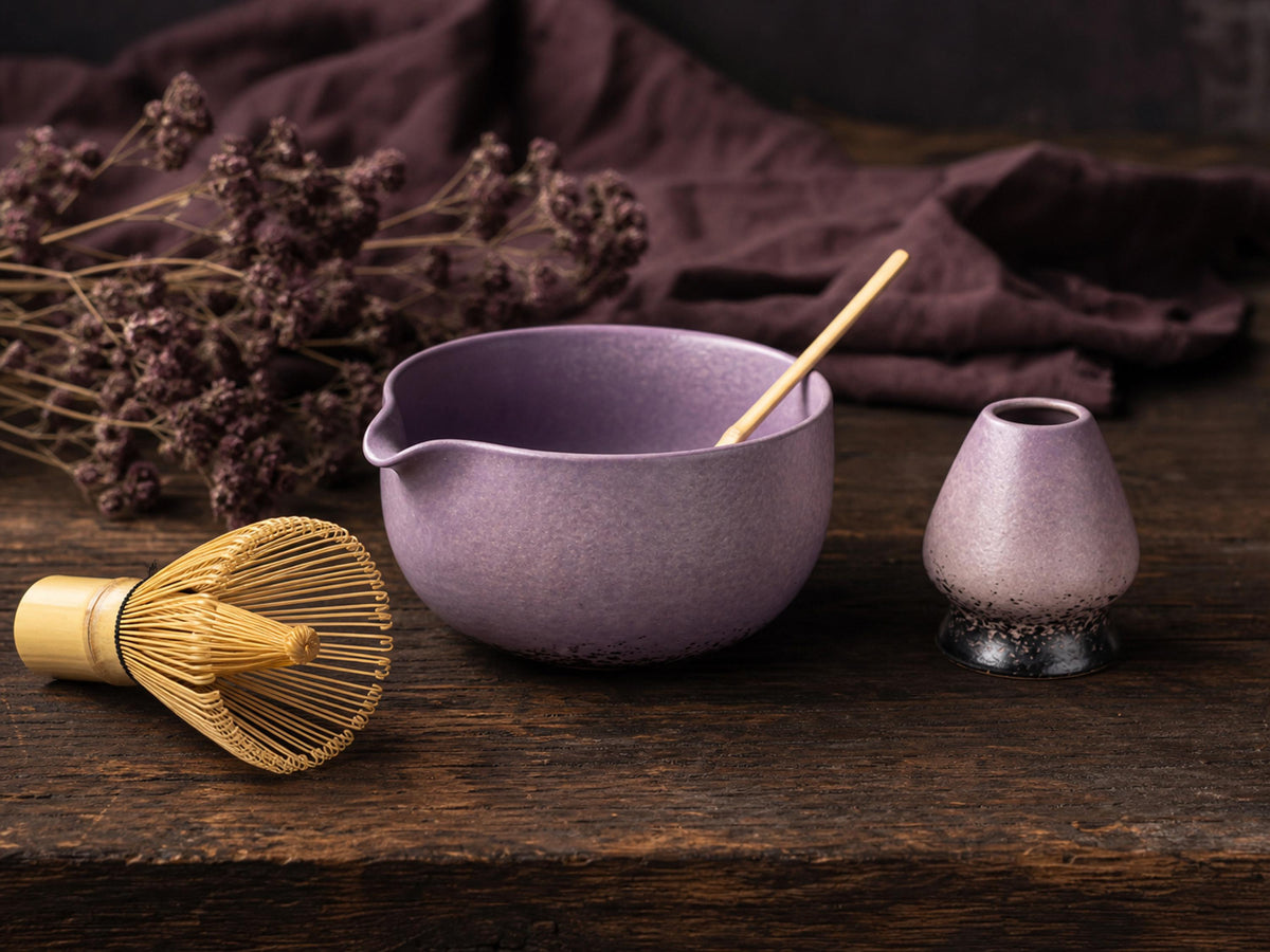 Lavender Matcha Bowl Set product photo 6