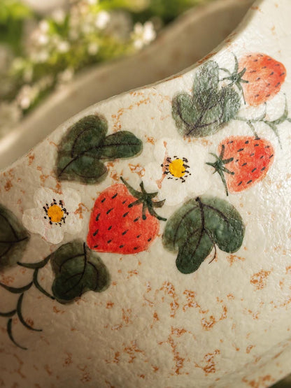 Vintage Strawberry Blossom Beige Matcha Set Of 4 product photo 4