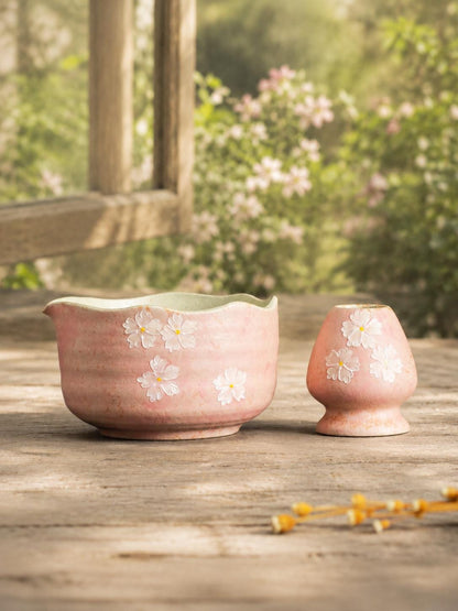Cherry Blossom Matcha Bowl Set product photo 4