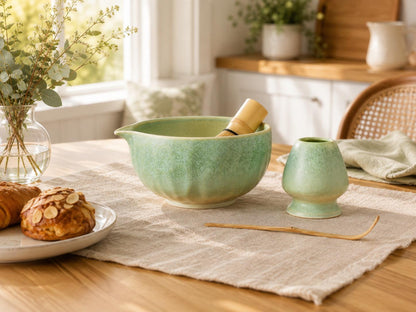 Mint Green Matcha Bowl Set product photo 5