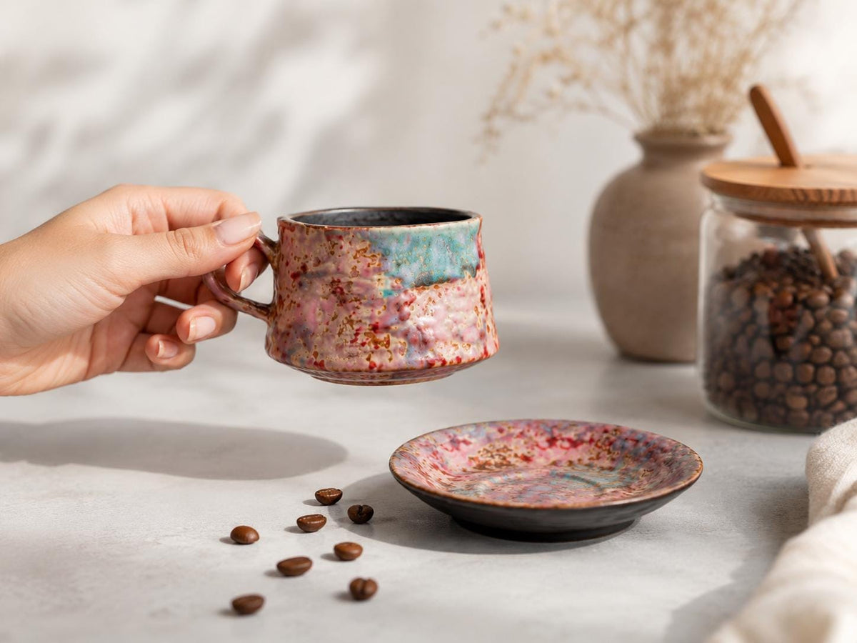 Ceramic Espresso Cup and Saucer product photo 6
