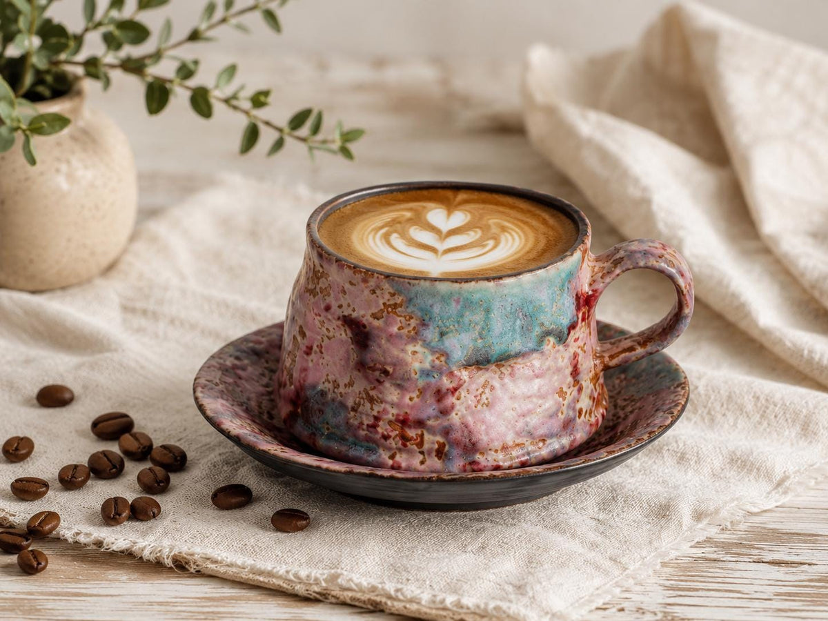 Ceramic Espresso Cup and Saucer product photo 2