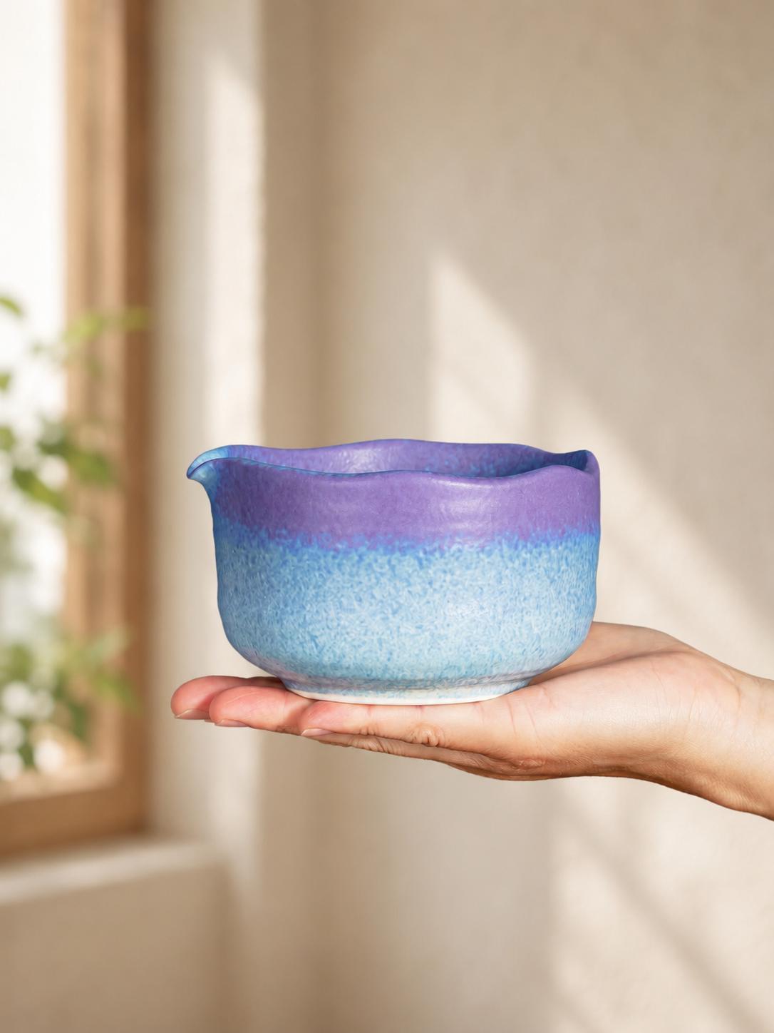 Blue Purple Matcha Bowl Set product photo 8