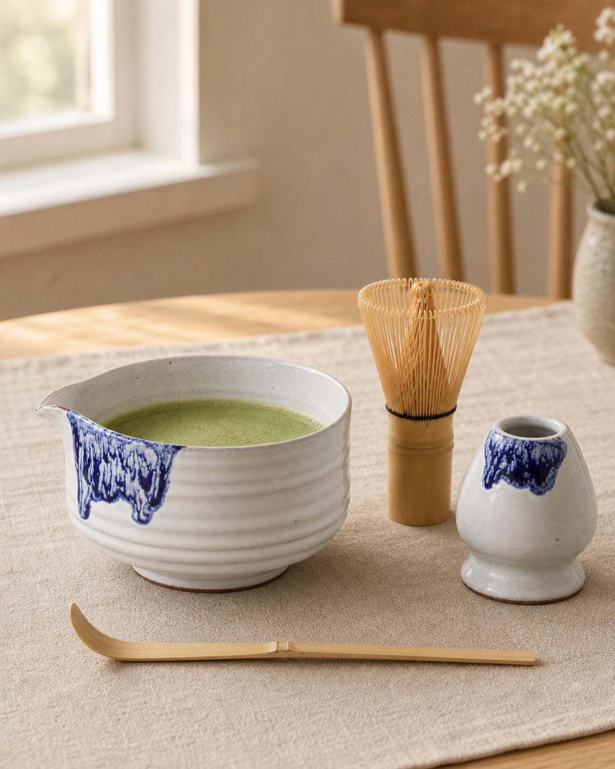 Ocean Blue Matcha Bowl Set product photo 4