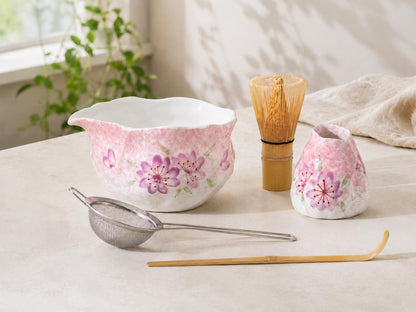 Purple Sakura Matcha Bowl Set product photo 1