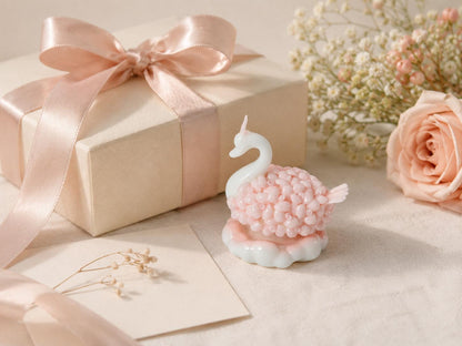 Rotating Ceramic Swan Car Charm | Spinning Desk Decor | Kinetic Gadget Gift | Cu product photo 5