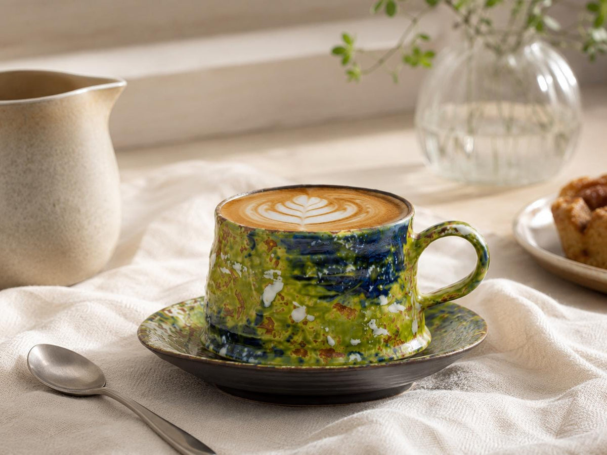 Ceramic Espresso Cup and Saucer product photo 7