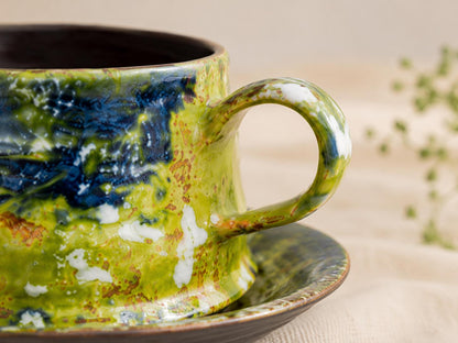 Ceramic Espresso Cup and Saucer product photo 6
