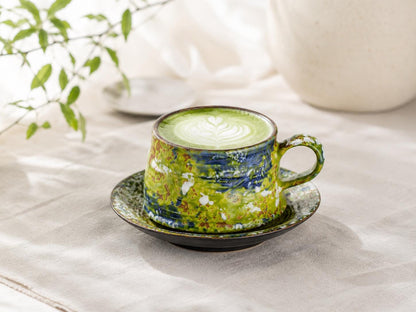 Ceramic Espresso Cup and Saucer product photo 2