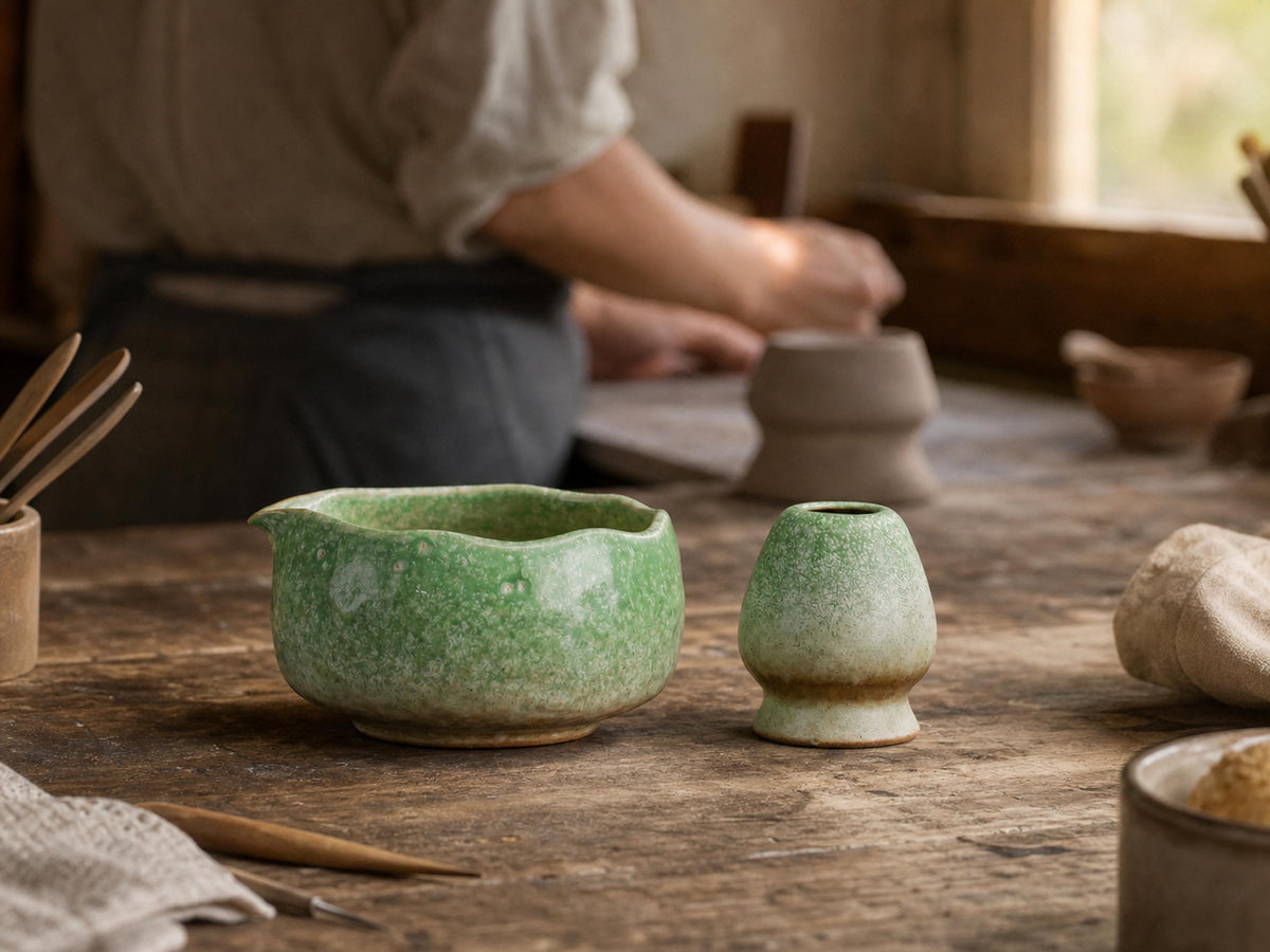 Green Matcha Bowl Set product photo 8