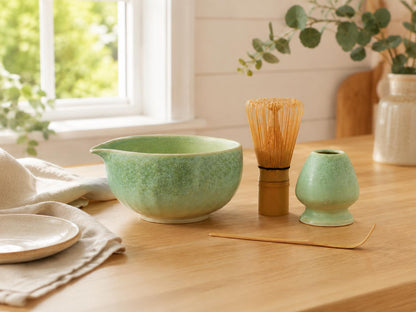 Mint Green Matcha Bowl Set product photo 8