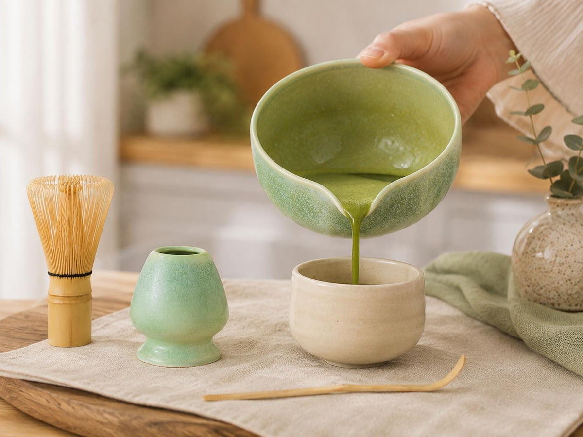 Mint Green Matcha Bowl Set product photo 2