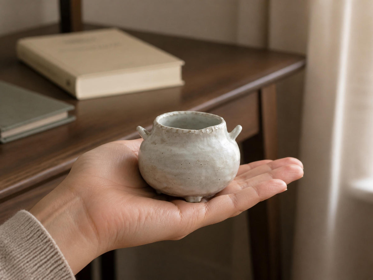 Wabi Sabi Ceramic Incense Burner product photo 2