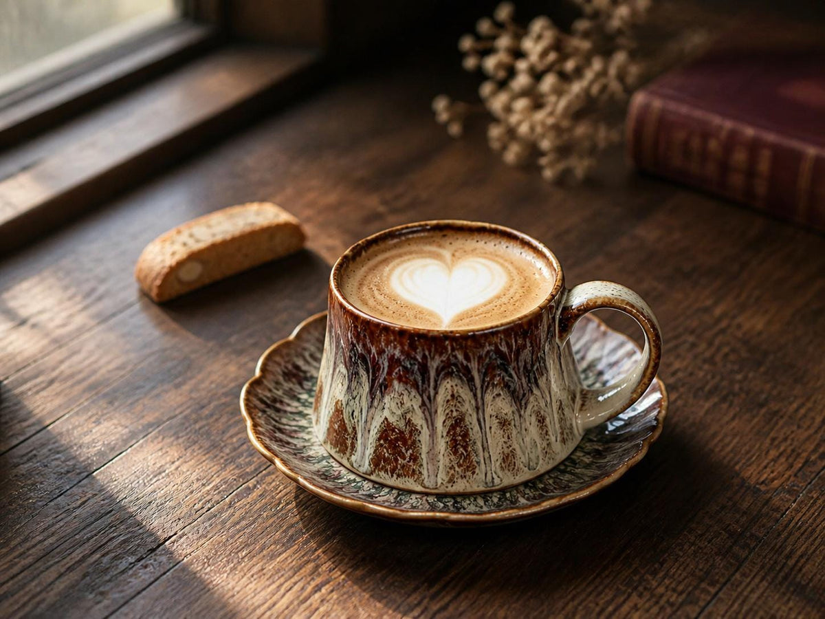 Moss Veil Coffee Cup and Saucer product photo 4