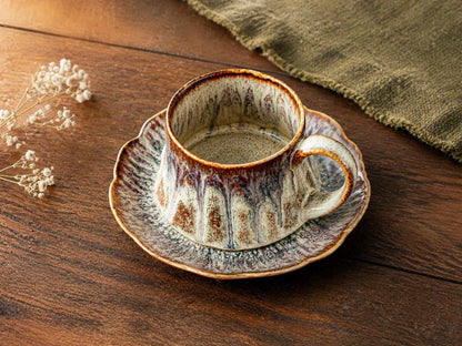 Moss Veil Coffee Cup and Saucer product photo 3