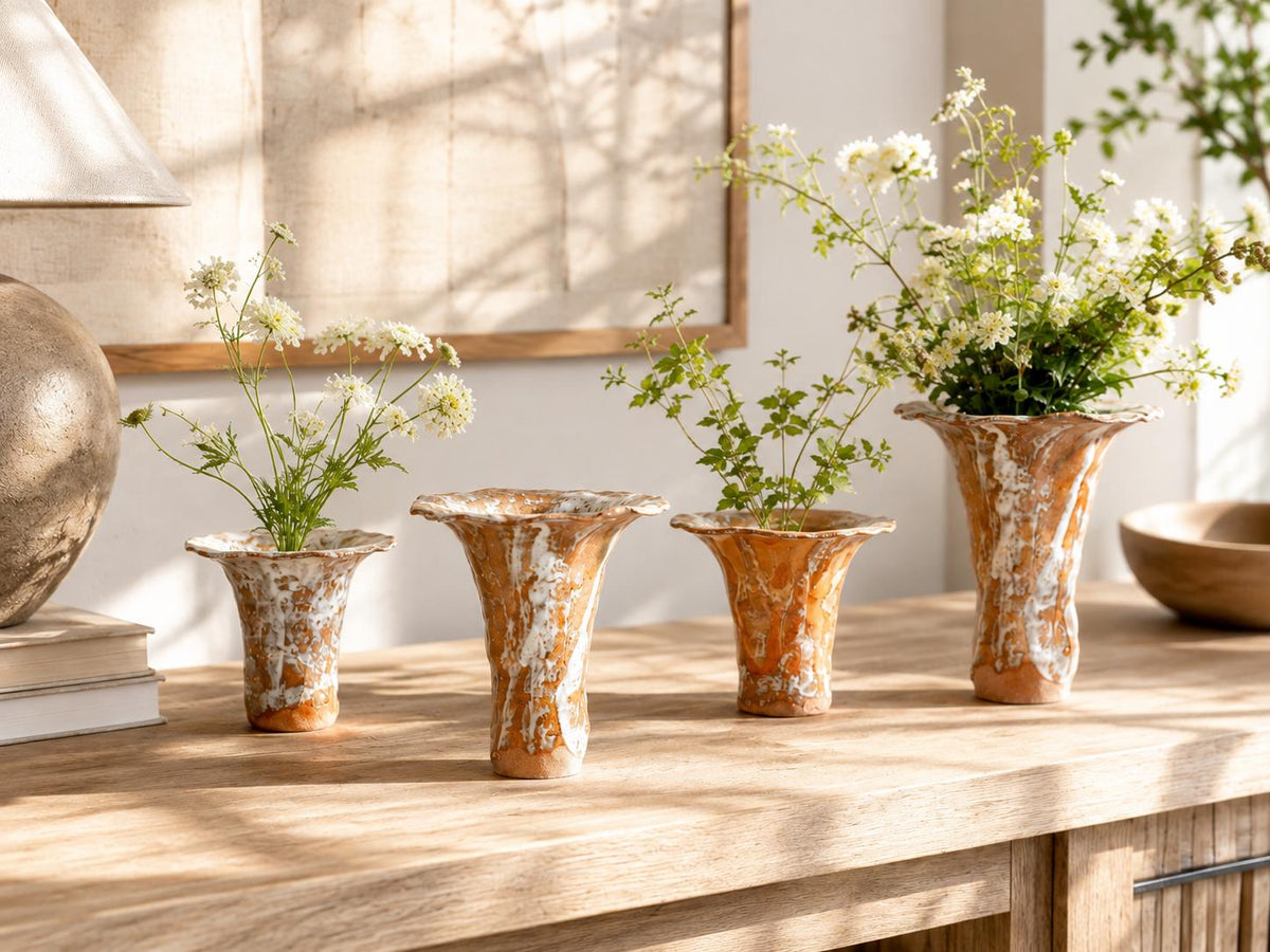 Handmade Mushroom Ceramic Vase product photo 3